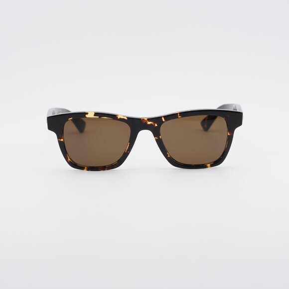 Bottega Veneta BV1120S 002 Sunglasses Havana Square Frame, Brown Lenses main image 5